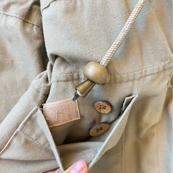 ORVIS Vintage Khaki Fly Fishing Utility Field Jacket Chore Coat M - Picture 9 of 16